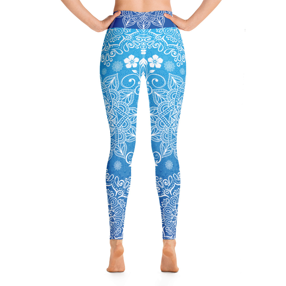 Mandala Cyan Yoga Leggings – GearAddict