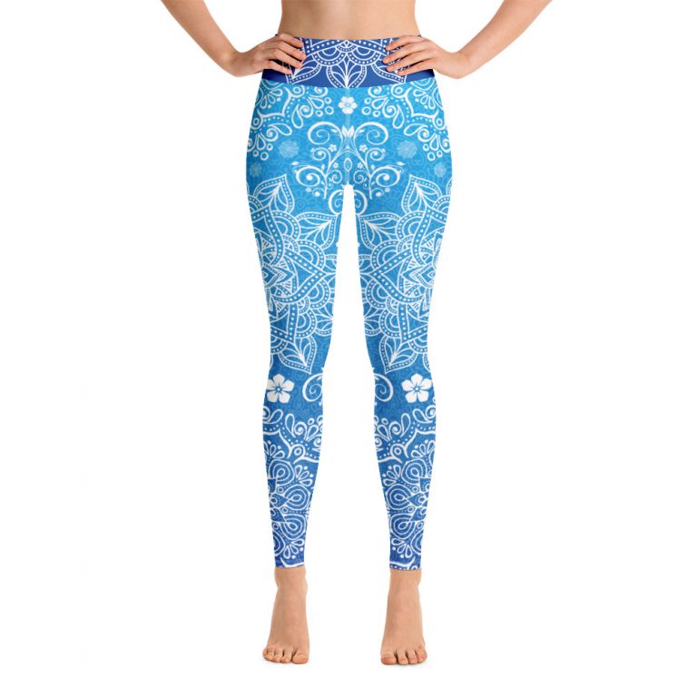 Mandala Cyan Yoga Leggings – GearAddict